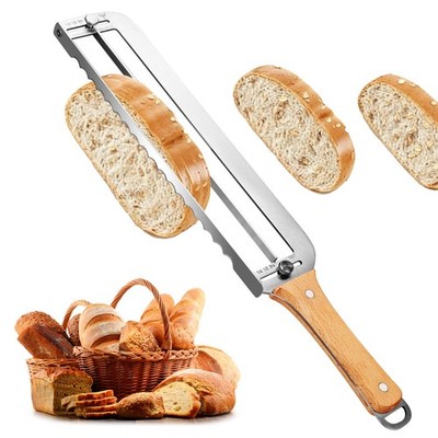 Adjustable Bread Slicer for Homemade Bread - Upgrade Manual Sourdough Bread Knif