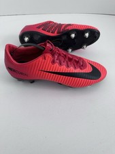 Nike Mercurial Vapor X Red Football Cleats Soccer Boots US10.5 UK9.5 EUR44.5