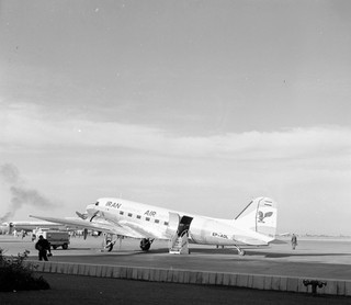ORIGINAL 60X60mm Aircraft Negative EP ADL DC 3 IRAN AIR C1960 #5066