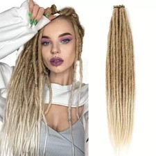 24" Dreadlocks Sottile 0.6cm SE Dread Extension Capelli Finti Dread Extension Capelli