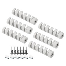 18Pcs Type-C Dust Plugs Earphone Dust Plugs Caps with Cable Protectors, Gray