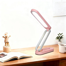 Rechargeable LED Desk Lamp, Foldable Portable Table Light with 3 Brightness Leve