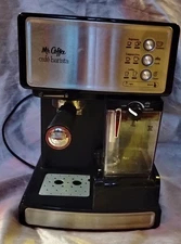 Mr Coffee Cafe Barista Espresso/Cappuccino/Latte Machine-Complete