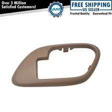 Tan Beige Interior Inside Door Handle Bezel Passenger Right RH for Chevy GMC