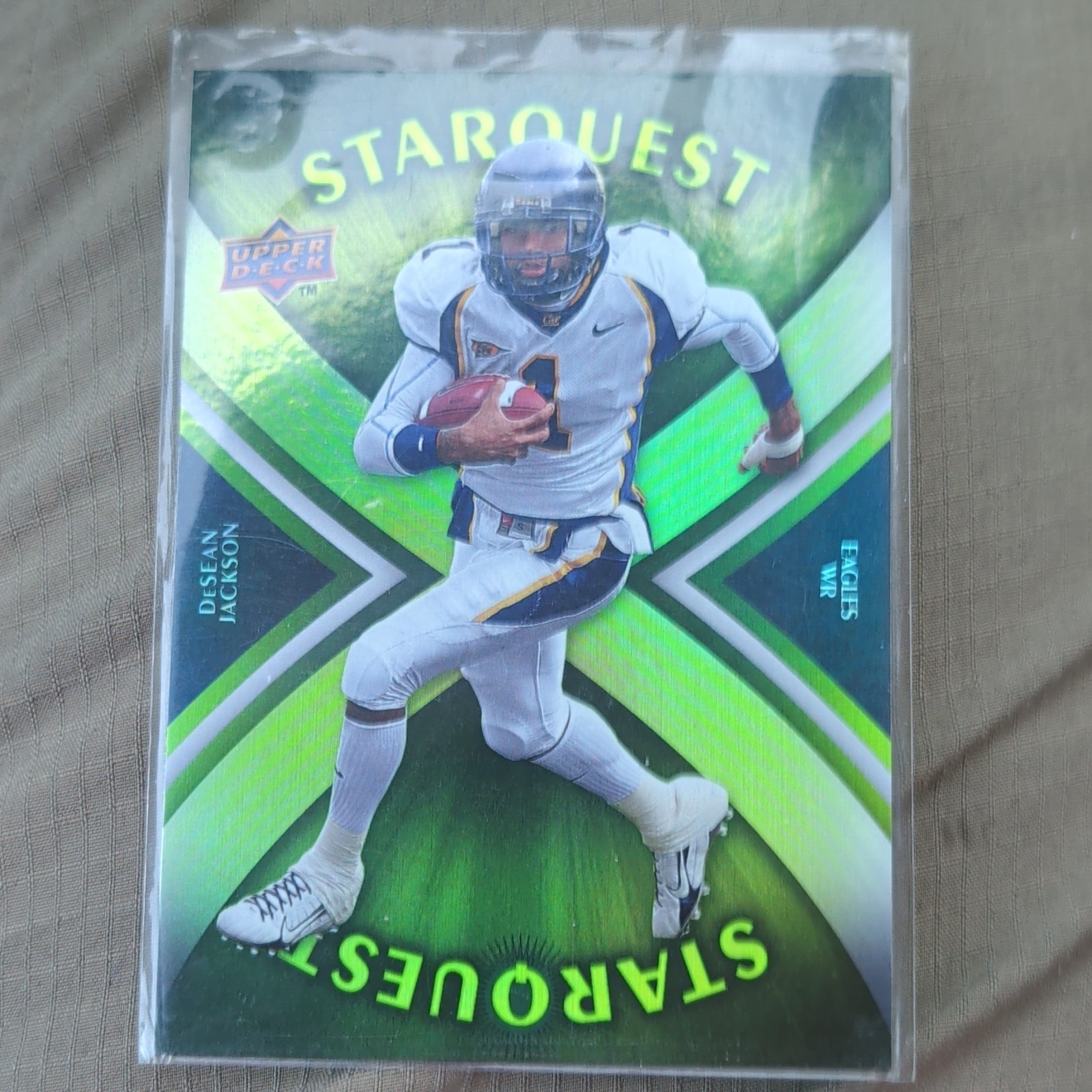 DeSean Jackson Upper Deck Starquest #SQ9 Rainbow Green