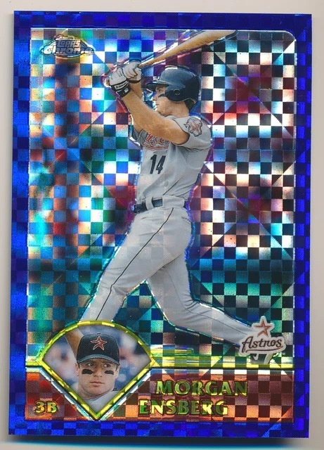 #273 MORGAN ENSBERG 2003 Topps Chrome X-FRACTOR XFRACTOR REFRACTOR 36/57 ASTROS