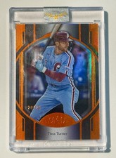 2025 Topps Five Star TREA TURNER Orange/25 Encased #62 Philadelphia Phillies