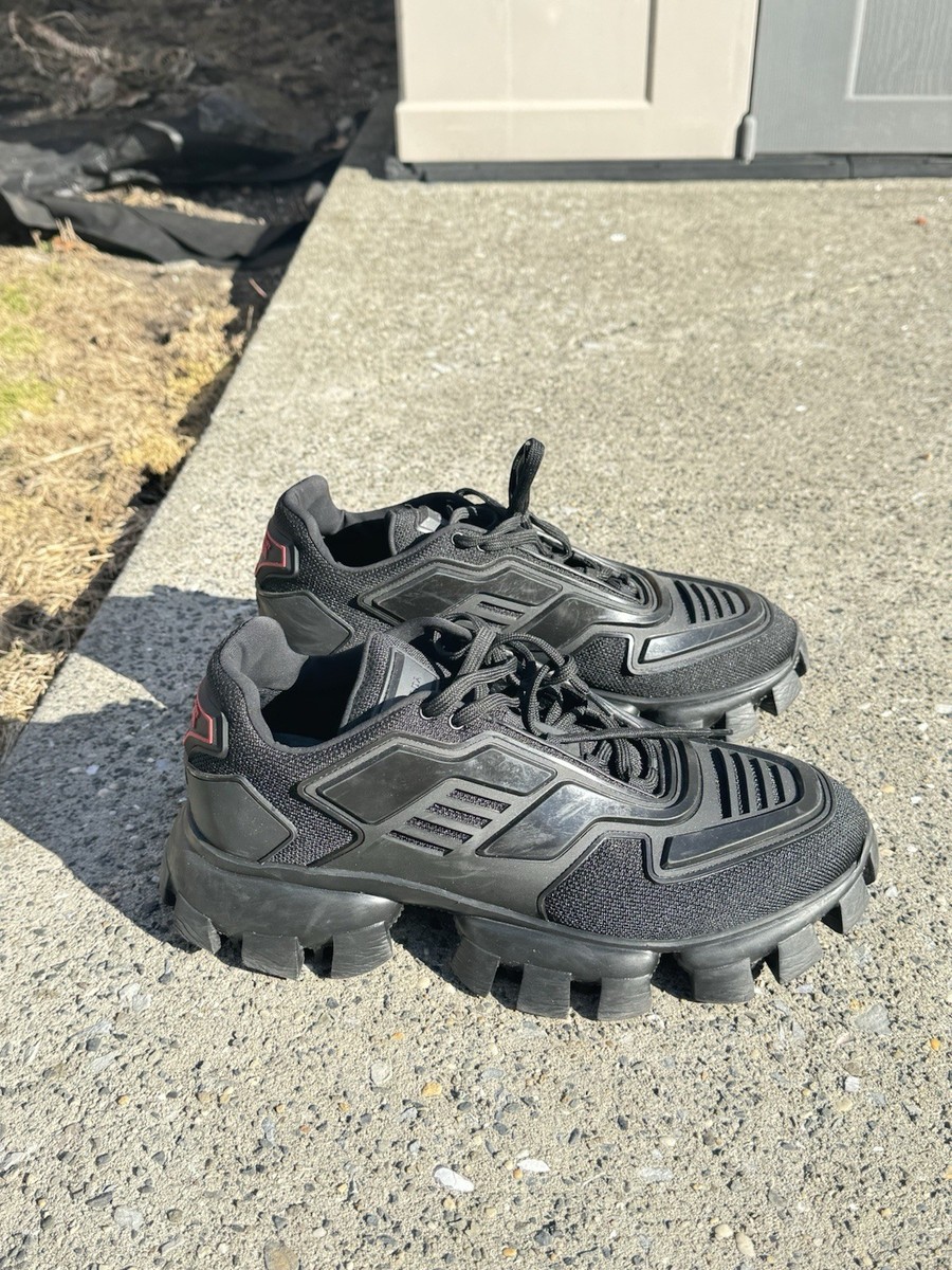 PRADA CLOUDBUST THUNDER ブラック/オリーブ　スニーカー Prada Men's Sneakers Cloudbust Thunder Black Size 9 US | eBay