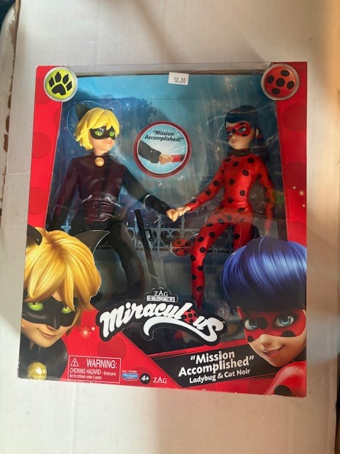 Miraculous Ladybug & Cat Noir Mission Accomplished Action Figure Set ZAG