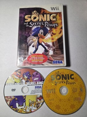Sonic and the Secret Rings Target Exclusive Complete Nintendo Wii Video Game