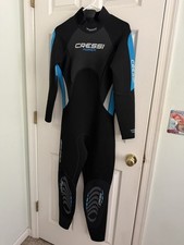 Cressi Morea 3mm Women s Full Wetsuit Black/Blue Size Large