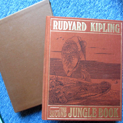THE SECOND JUNGLE BOOK  Buch im Schuber von RUDYARD KIPLING  seltene Ausgabe ***