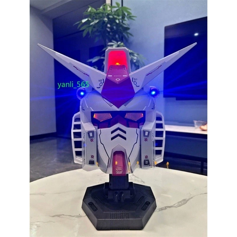 Gundam RX-78-2 Cosplay Usable Casco Máscara Control Táctil LED Ojos Juegos con disfraces Accesorios Foto 2 de 4