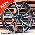 18 ESTORIL BP Style ALLOY WHEELS X4 TYRES  VW GOLF CADDY