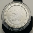 SilverTowne Stackable Prospector Poker Chip 1 Troy Oz .999 Fine Silver #21746
