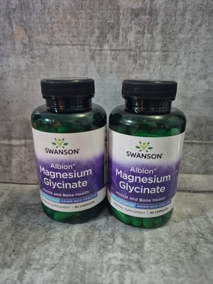 2X Swanson Albion Magnesium Glycinate 133 mg 2X 90 Cap