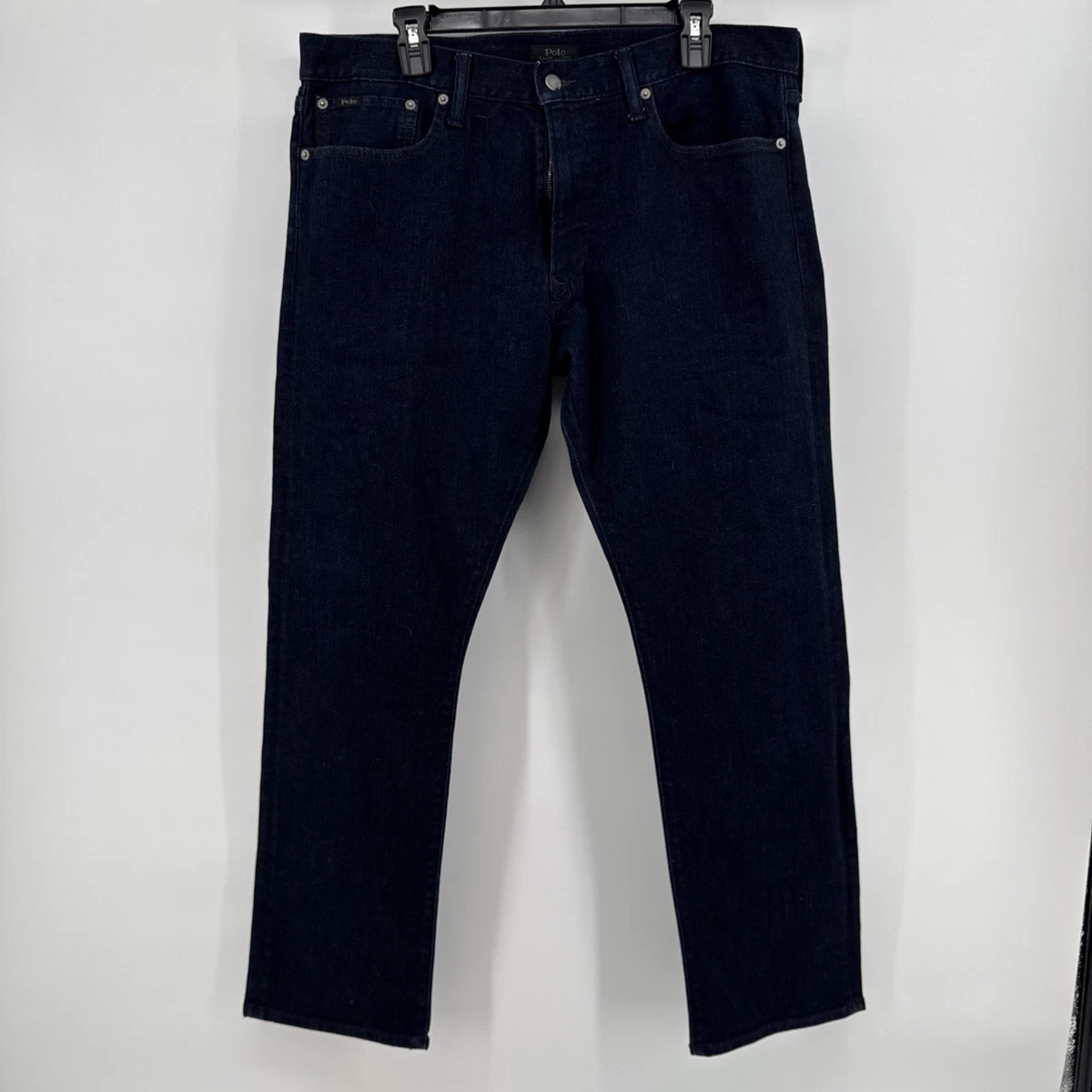 新品 Polo Ralph Lauren Straight 30/30 Polo Ralph Lauren Blue Varick Slim Straight Jeans, US 33x30 at