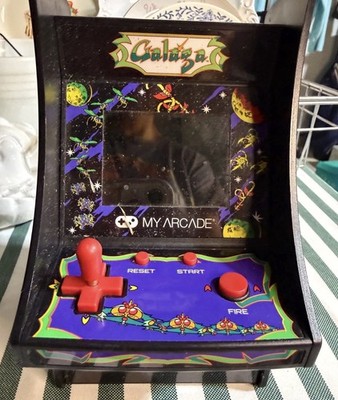 My Arcade Galaga Handheld Electronic Game, Character Family Galaga, Ages 8-11
