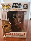 Funko Pop! Vinyl: Star Wars - The Armorer Mandalorian #353 w/ Soft Protector