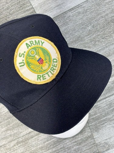 U.S. Army Retired Zephyr Blank Patch Wool Acrylic Fitted Trucker Hat Cap Adult 7 - Picture 3 of 16