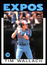 Tim Wallach 1986 Topps #685 Montreal Expos MLB READ FREE SHIPPING AutographDen