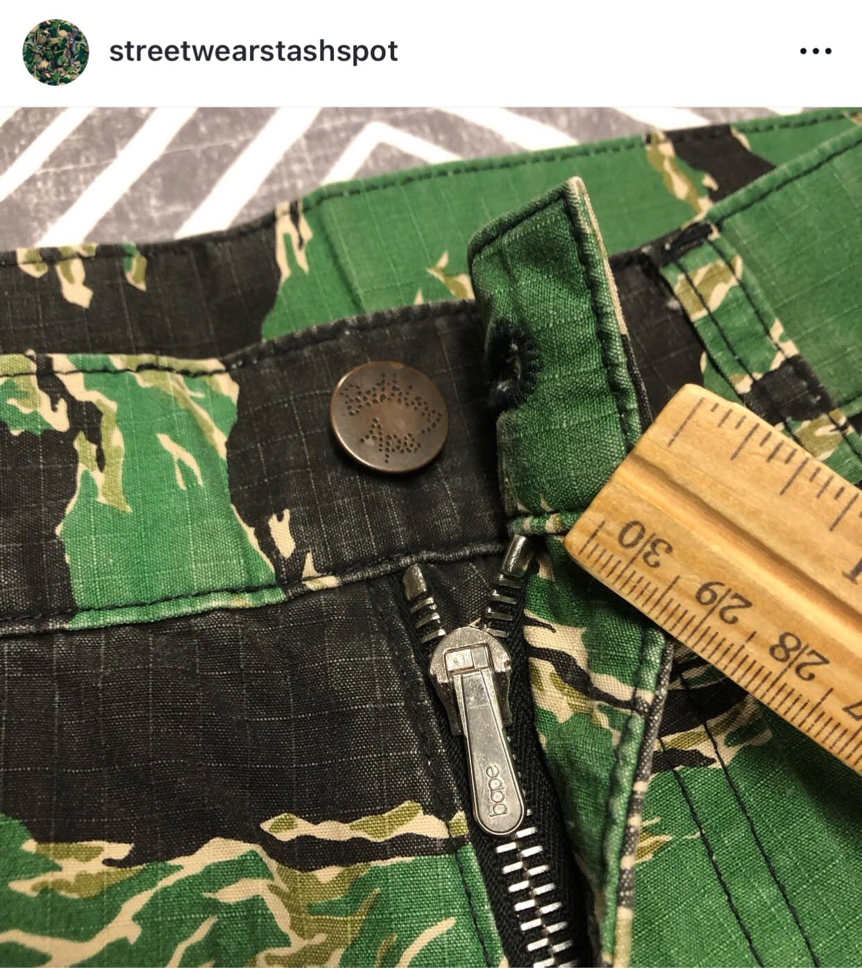 A Bathing Ape Bape Tiger Camo Shorts Size Small thumbnail 4