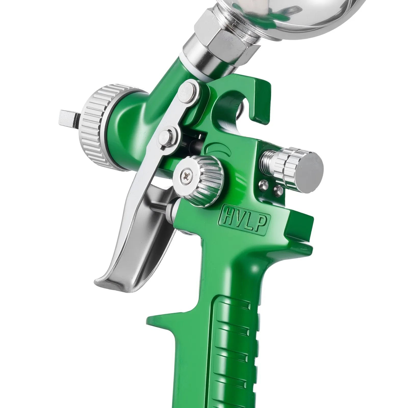 3Pcs Gravity Feed Auto Spray Gun Set w/ 3 Nozzles 1.0/1.4/1.8mm 3 Cups Air Gauge