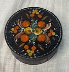 Hand-Painted Wooden Box – Rosemaling Style | eBay