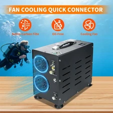 TUXING 4500psi PCP Portable Air Compressor 800W Double Cylinder Auto-Stop Pump