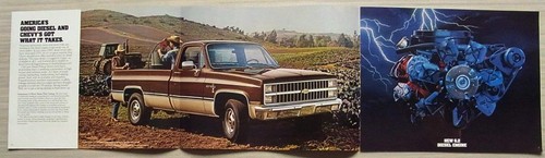 CHEVROLET PICKUPS Full Size USA Sales Brochure For 1982 #4091 FLEETSIDE Stepside - Picture 2 of 6