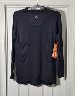 Aegis Interceptor Goalie Base Layer Top Mens Size Medium NO PADS Black 