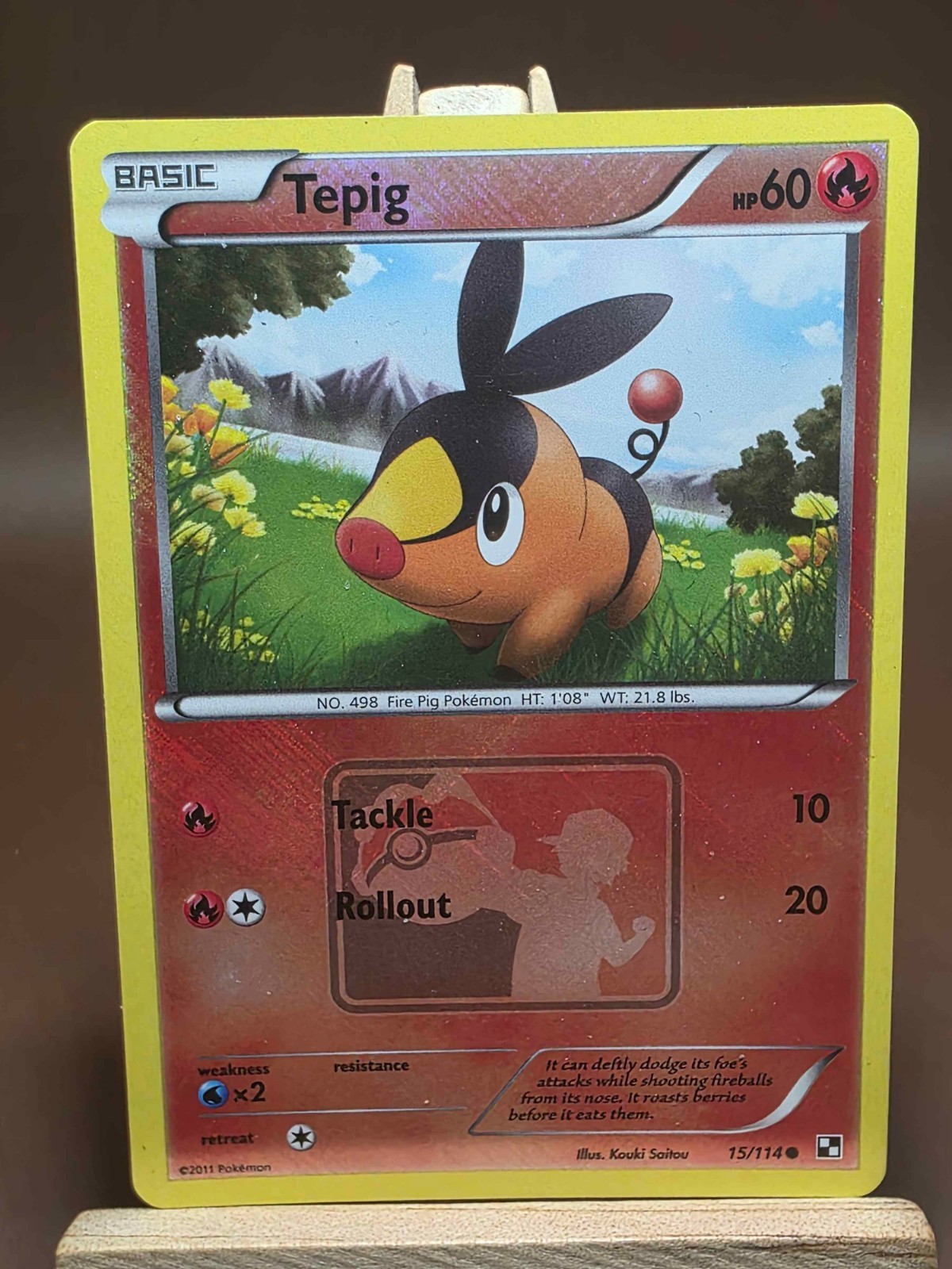 MP Tepig (League Promo) 15/114 Holo Promo League & Championship Cards Pokemon