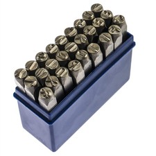 Schlagstempel Satz Schlagbuchstaben Set 6 mm Einschlagbuchstaben Punziereisen
