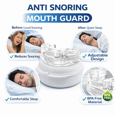 Anti Snoring Mouth Guard Adjustable Bruxism Teeth Grinding Sleep Mouthpiece