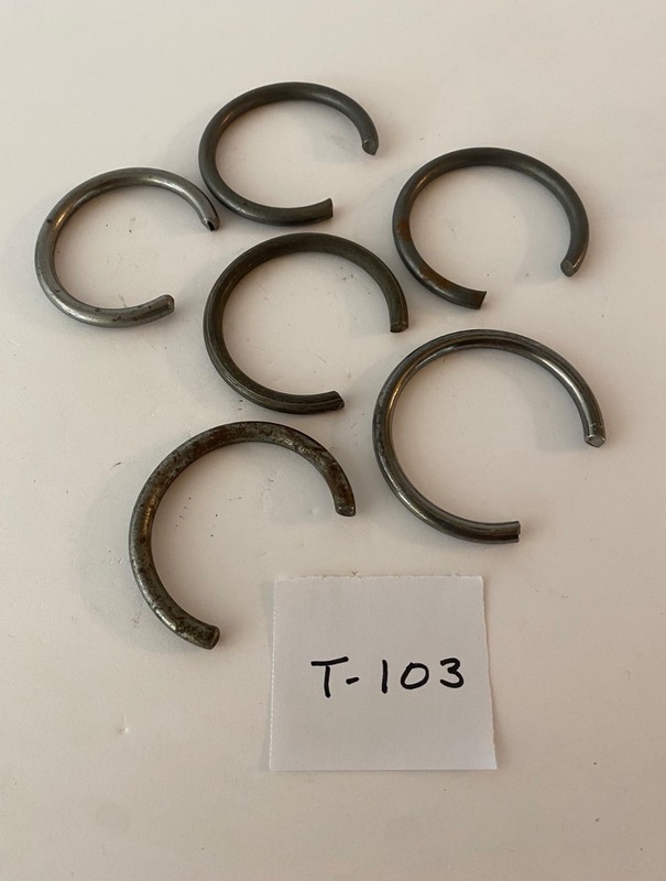 6 Pc Round Clock Main Spring "C" Clamp Repair Holder Vice Tool (T-103)