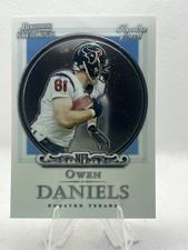 #19 Owen Daniels 2006 Bowman Sterling Rookie Free Ship