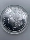 Morgan Dollar Design Round 1 oz Silver .999 Fine SMI Sunshine Mint Mark SI