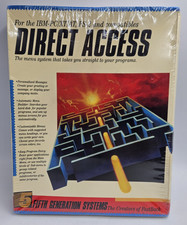 Direct Access: 5th Fifth Generation Systems - Menu System for IBM-PC/XT/AT, PS-2