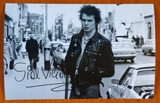 Sid Vicious, Sex Pistols, Signed Autographed 6x4 Photo