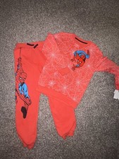 Marvel Spiderman Boys Size 9/10 Matching Sweatsuit NWT