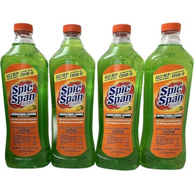 4 Pack Spic And Span Multi-purpose Cleaner Citrus Scent Liquid Floor Cleaner
