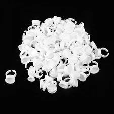 500Pcs Disposable Tattoo Ink Ring Cup Container Makeup Pigment Cap Accessori WTD