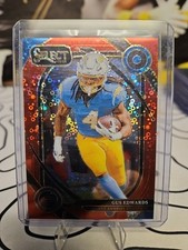 2024 Panini Select - Club Level Gus Edwards #258 Red Disco Prizm /49