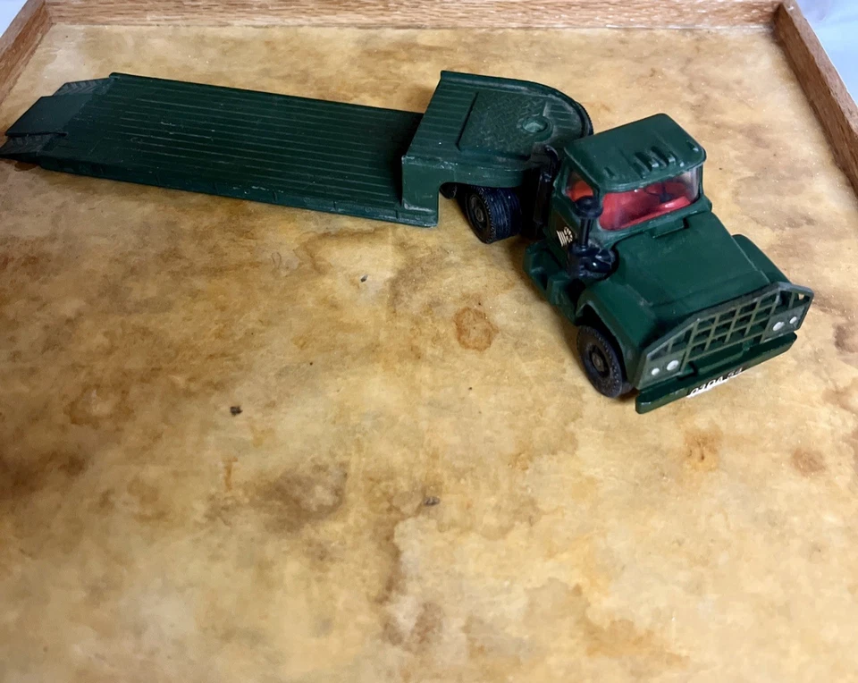 CORGI 60's 70's Major Mack Truck con remolque Die Cast, verde, juguete británico Foto 2 de 4