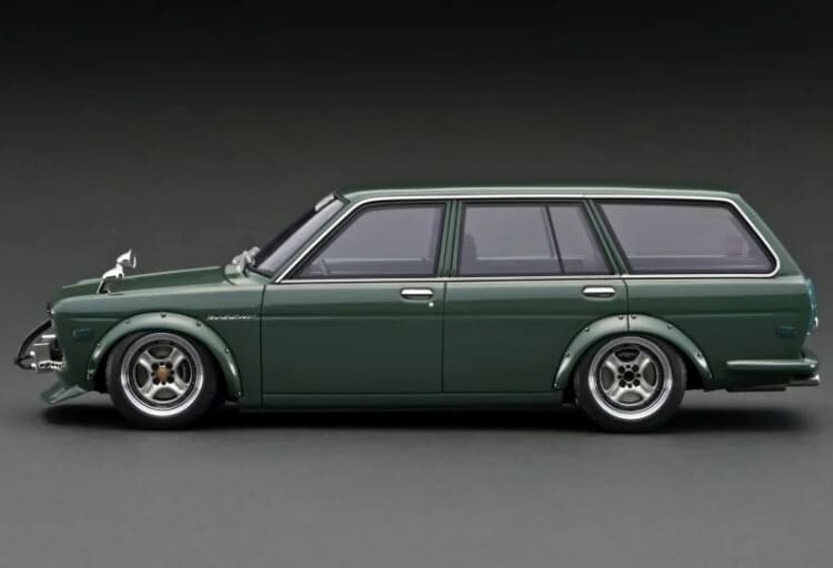 1/18 Ignition Model Datsun Bluebird 510 Wagon Green w/ Mr