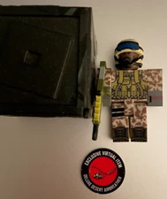 ROBL0X Series 7 AFTER THE FLASH: USCPF SOLDIER w/ DELUXE DESERT AIRBREATHER Code