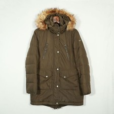 Andrew Marc New York - Hooded Duck Down Puffer Jacket - Medium 12/14 - Olive