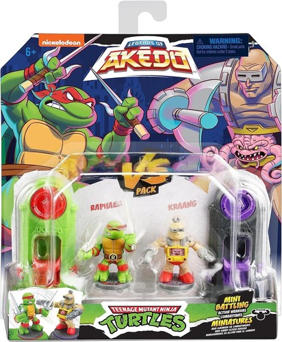 Legends Of Akedo Teenage Mutant Ninja Turtles Mini Raphael Vs Kraang Set - Picture 4 of 4