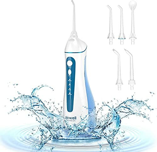Irrigador Bucal Portatil Profesional - Irrigador Dental con 5 Boquillas 4