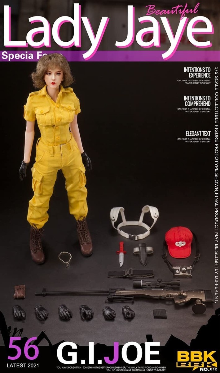 新品　1/6　G.I. Joe Lady Jaye　アクションフィギュア 1/6 Scale G.i Joe Special Force Lady Jaye BBK BBK-012 | eBay